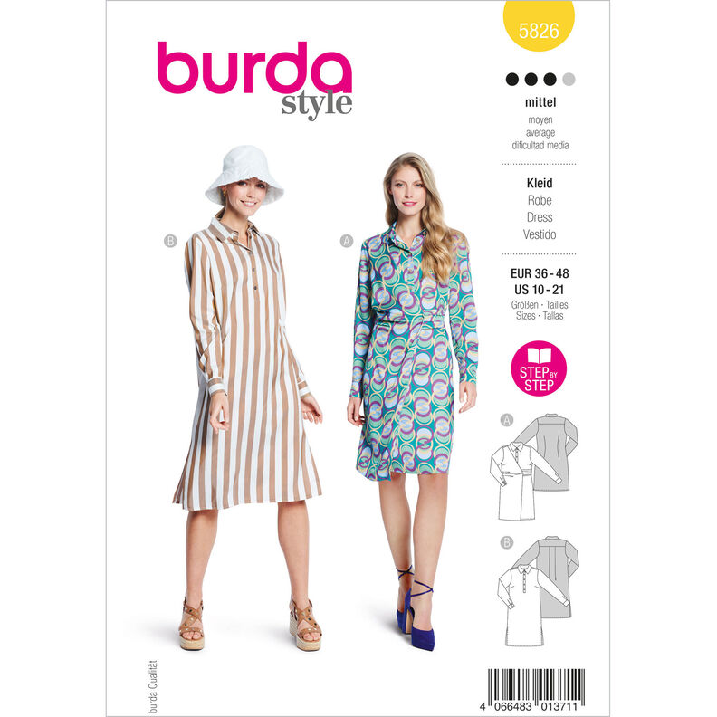 Kleid | Burda 5826 | 36-48,  image number 1