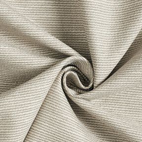 Halbpanama grobe Struktur &ndash; grau/natur, 