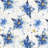 Alpenfleece Aquarell-Sterne – natur/indigo,  thumbnail number 1