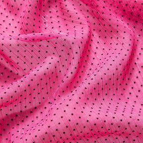 Chiffon Glitzerstreifen und Pünktchen – purpur, 