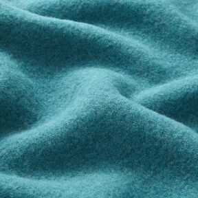 Woll-Fleece reine Schurwolle Uni – türkis, 