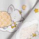 Baumwollstoff Cretonne Schlummer-Elefant – grau/gelb,  thumbnail number 4