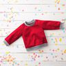 Leichter French Terry Uni – rot,  thumbnail number 7