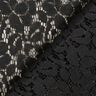 Spitzenstoff Lurex Blumen – schwarz/gold metallic,  thumbnail number 5