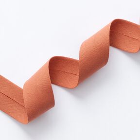 Schrägband Bio-Baumwolle [20 mm] – terracotta, 