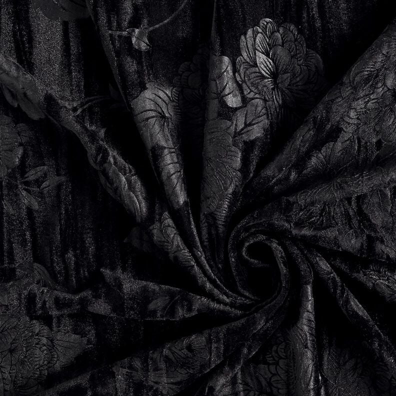 Crashsamt Chrysantheme – schwarz,  image number 3