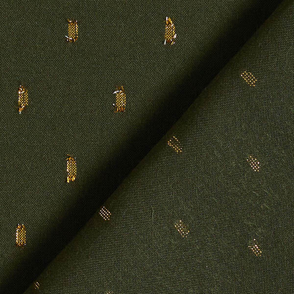 Viskosestoff Glitzertropfen – dunkelgrün