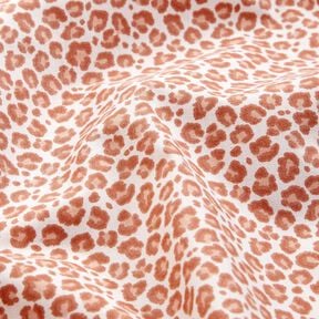 Baumwollstoff Cretonne Leo klein – elfenbein/kupfer,  Baumwollstoff Cretonne Leo klein – elfenbein/kupfer,