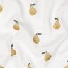 Musselin/ Doppel-Krinkel Gewebe Birne Digitaldruck | Poppy Fabrics – weiss/gelboliv,  thumbnail number 2