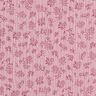 Musselin/ Doppel-Krinkel Gewebe kleine Blumenranken – rosa,  thumbnail number 1