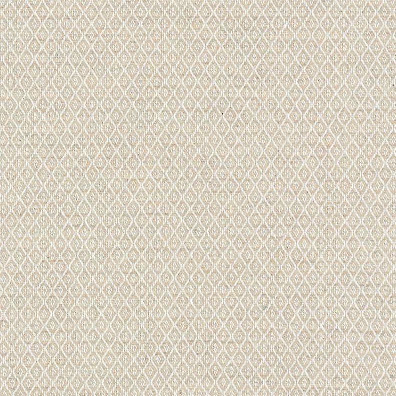 Möbelstoff Jacquard Miniraute – beige,  image number 1