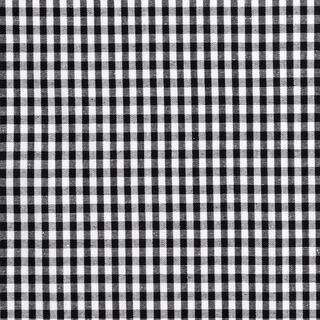 Baumwollstoff Vichy - 0,5 cm – schwarz, 