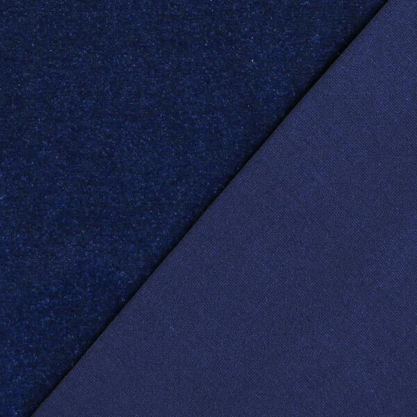 Stretch Samt - marineblau,  image number 3