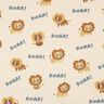 Baumwolljersey Löwe | Poppy Fabrics – hellbeige/rehbraun,  thumbnail number 1
