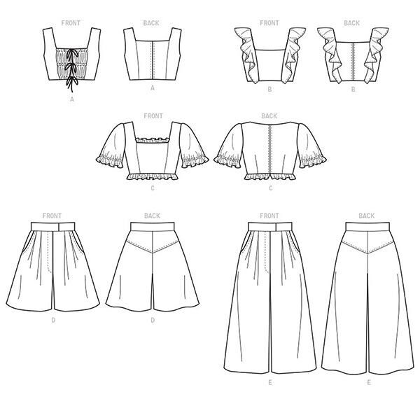 Top / Hose / Shorts | McCalls 7962 | 38-46, image number 8