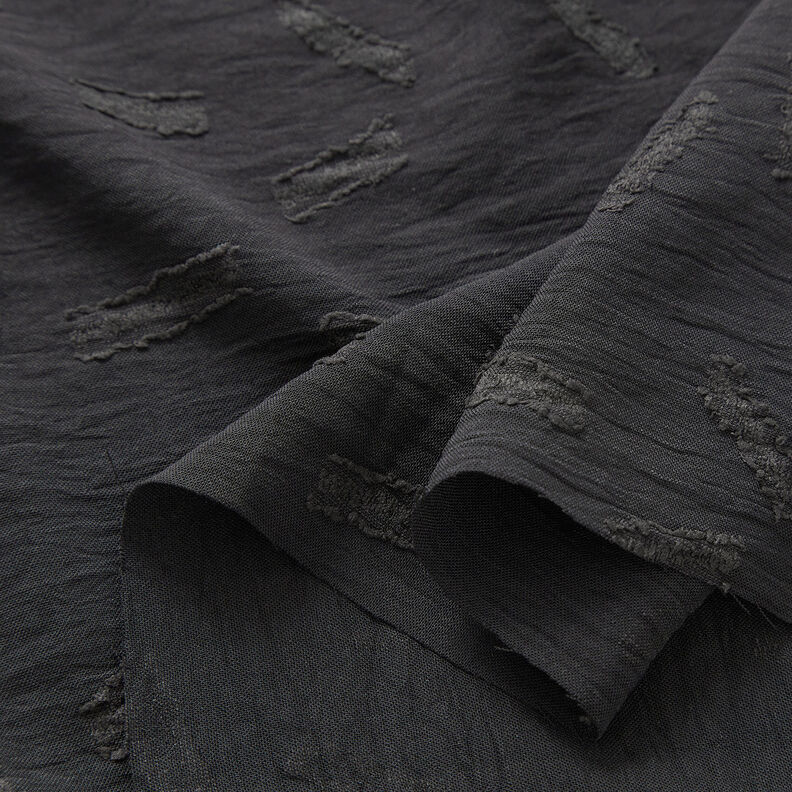 Jacquard Dobby Streifen – schwarz,  image number 3