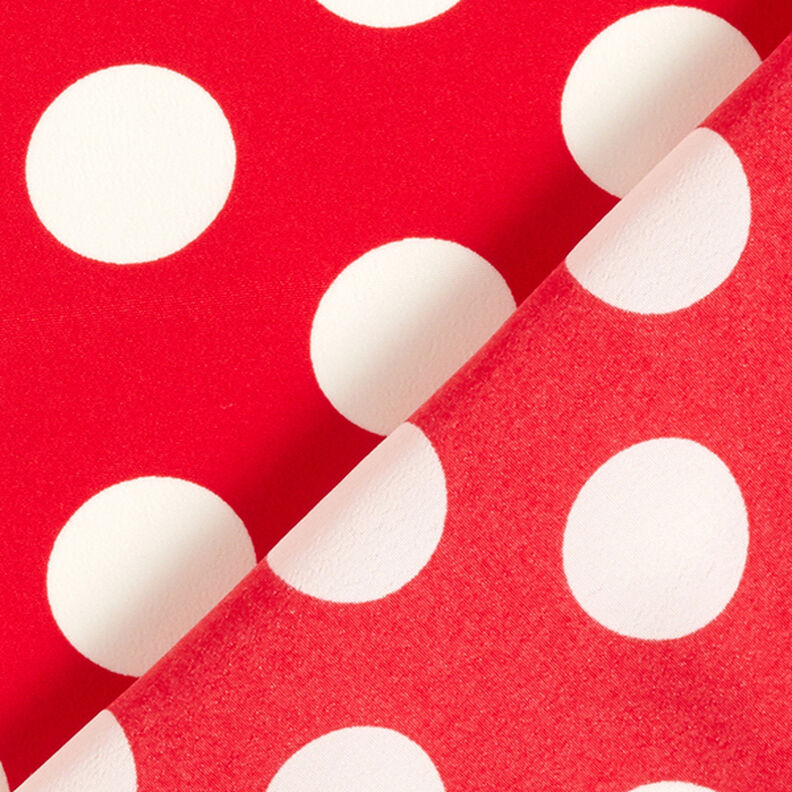 Kreppgewebe Polka Dots [2,5 cm] – rot,  image number 4