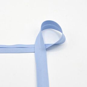 Baumwoll-Schrägband Popeline [20 mm] – hellblau, 