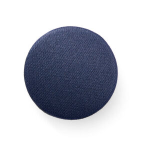 Bezogener Knopf, Duchesse Satin – jeansblau, 
