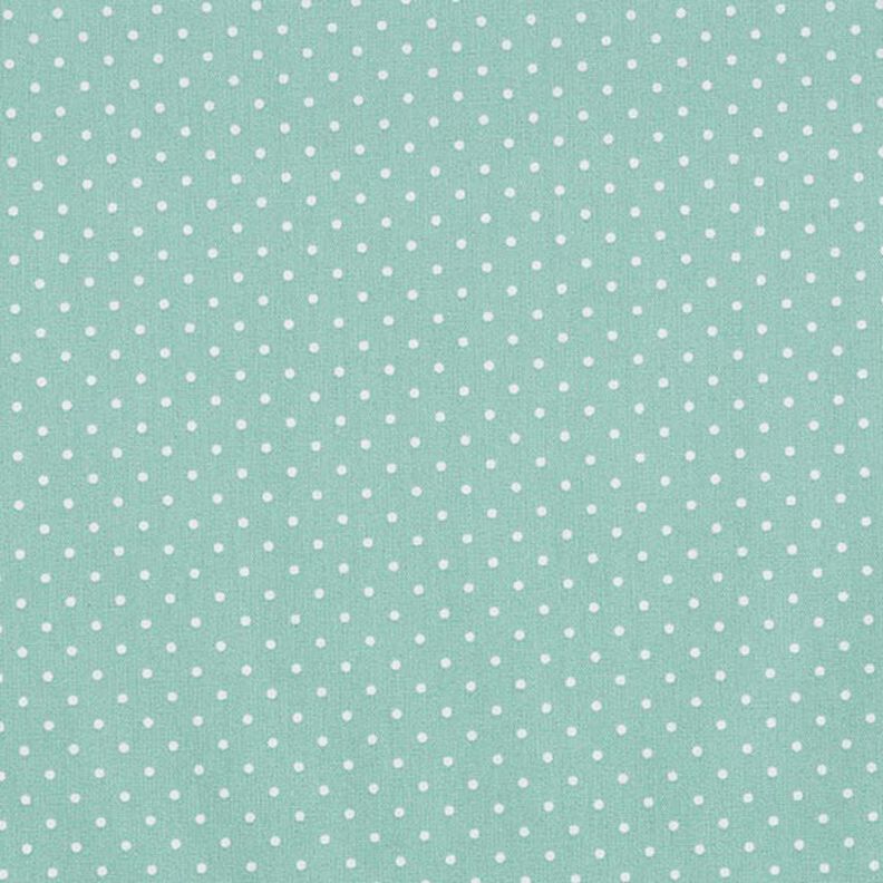 Beschichtete Baumwolle kleine Punkte – aquablau,  image number 1