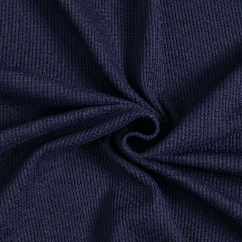 Waffeljersey Uni – nachtblau,  image number 1