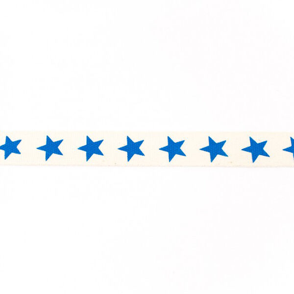 Webband Baumwolle Sterne – marineblau,  image number 1