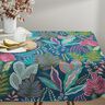 Dekostoff Halbpanama Botanic – marineblau,  thumbnail number 5