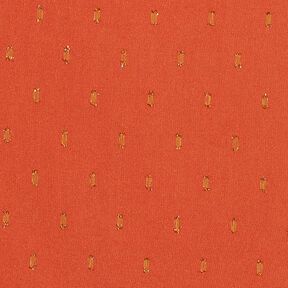 Viskosestoff Glitzertropfen – terracotta, 