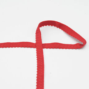 Elastisches Einfassband Spitze [20 mm] – rot, 