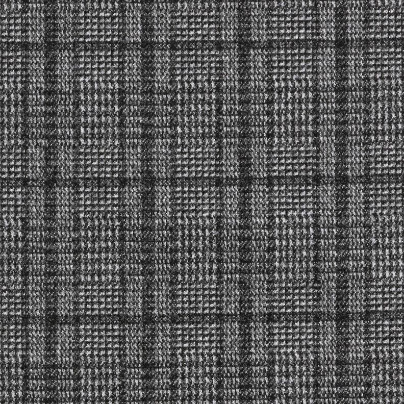 Mantelstrick Stretch Glencheck – hellgrau/anthrazit,  image number 1