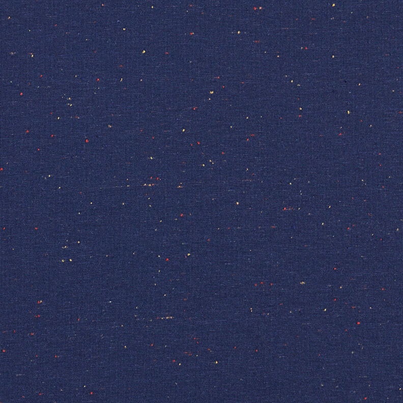 Kuschelsweat bunte Sprenkel – marineblau,  image number 1