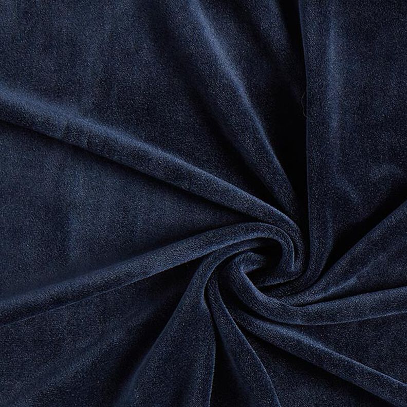 Stretchsamt Nicki – marineblau,  image number 1