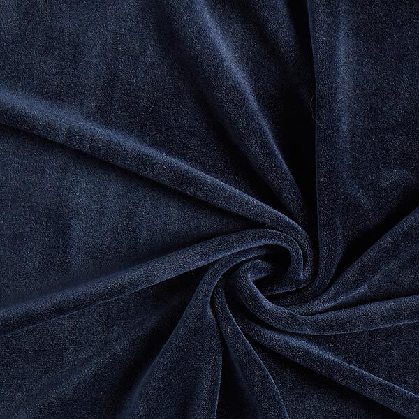 Stretchsamt Nicki – marineblau,  image number 1