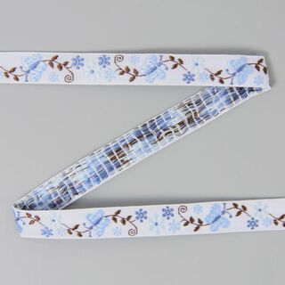 Webband Schmetterling + Blumen 2, 