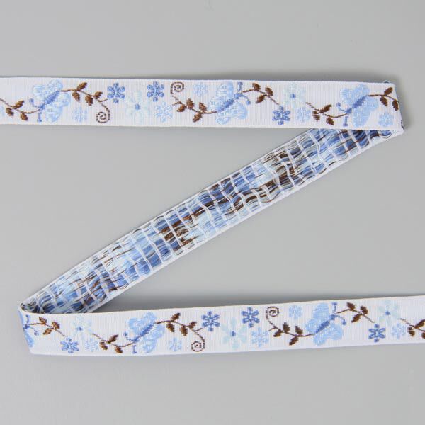 Webband Schmetterling + Blumen 2, image number 1