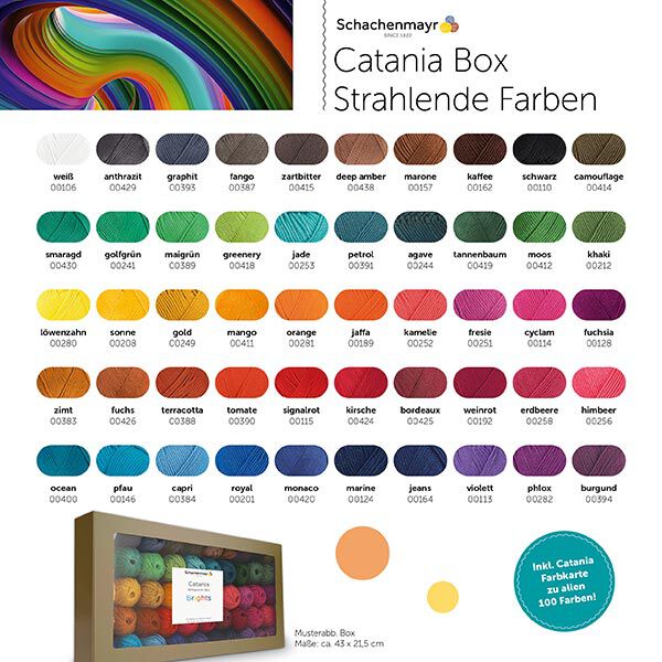 Catania Box Strahlende Farben, 50 x 20g | Schachenmayr,  image number 3