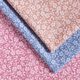 Baumwollpopeline Bi-Color-Blumen – jeansblau/hellblau,  thumbnail number 6