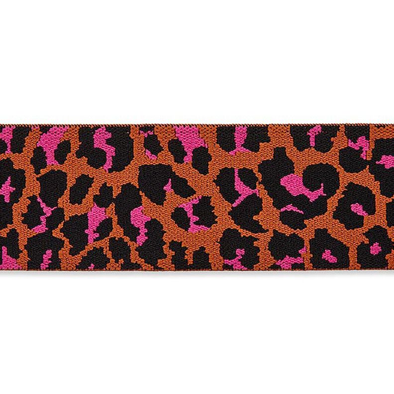 Gummiband Leo [40 mm] – orange/pink,  image number 1