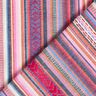 Dekostoff Jacquard Pastell-Streifen – rosa/lila,  thumbnail number 4
