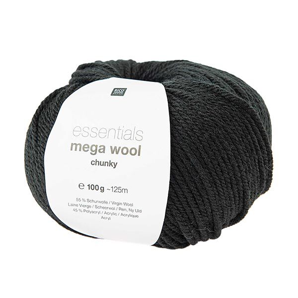 Essentials Mega Wool chunky | Rico Design – schwarz,  image number 1