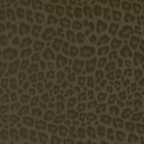 Beschichteter Hosenstoff angeraut Leoprint – khaki, 