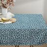 Baumwollstoff Cretonne abstrakte Blätter – ozeanblau/elfenbein,  thumbnail number 8