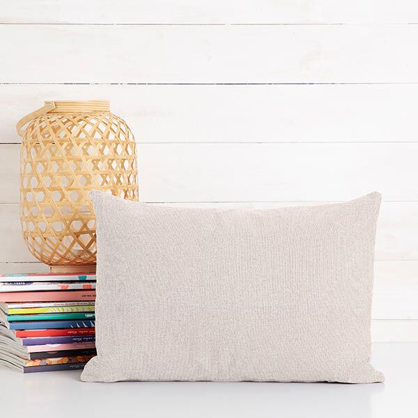 Polsterstoff dezent meliert – hellbeige | Reststück 50cm