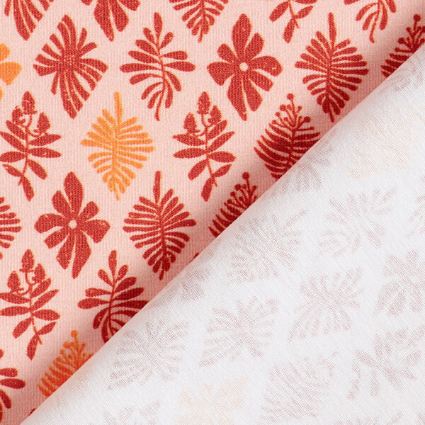 GOTS Baumwolljersey Quatrefoil | Tula – rosa/terracotta, image number 4