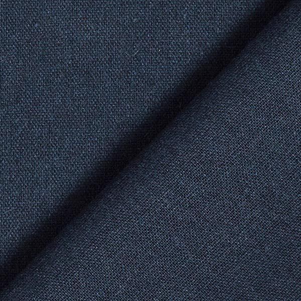 Viskose-Leinen-Mix Uni – marineblau | Reststück 100cm