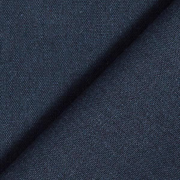 Viskose-Leinen-Mix Uni – marineblau | Reststück 50cm
