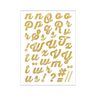 Bügelfolie Glitter A-Z – gold metallic | Rico Design,  thumbnail number 2