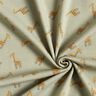 Rippenjersey süße Giraffen – khaki,  thumbnail number 3