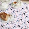 Baumwollstoff Cretonne abstrakte Katzen – hellrosa/weiss,  thumbnail number 6