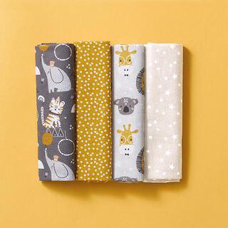 Stoffpaket Popeline Baby – senf, 